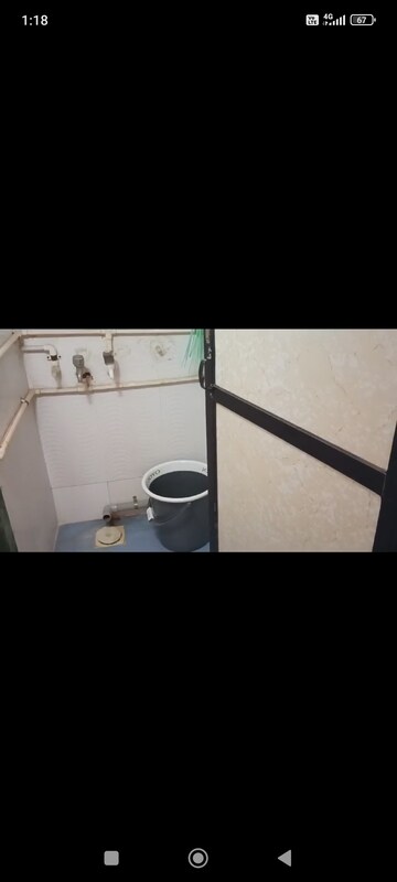 Bathroom in 1 RK Apartment at Hindmata CHS, Dadar East – for Rent