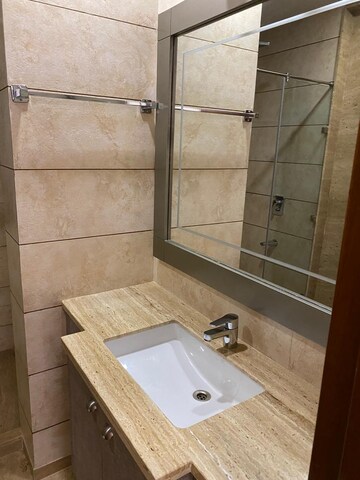 Bathroom in 3 BHK Apartment at Boutique Residential Apartments A-10, Gulmohar Park – for Rent