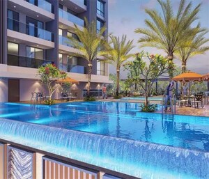Swimming Pool in 3 BHK Apartment at Majestique Evolvus, Kharadi – for Sale