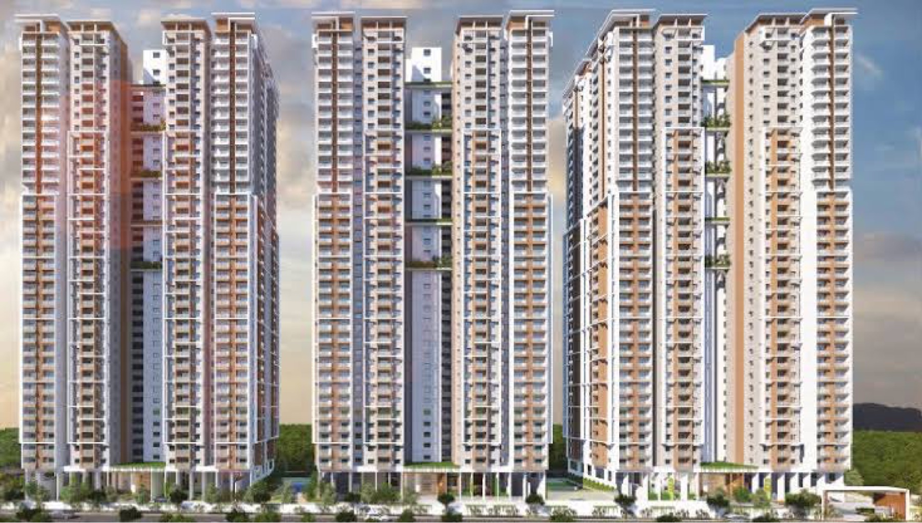 2.5 BHK + Pooja Room,Study Room Apartment For Sale in Team 4 Nyla