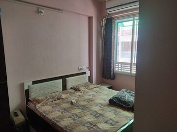 Bedroom in 2 BHK Apartment at Dharmadev Swaminarayan Park 3, Vasna – for Rent