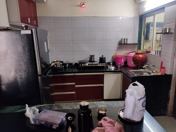 Kitchen in 2 BHK Apartment at Dharmadev Swaminarayan Park 3, Vasna – for Rent
