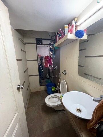 Bathroom in 2 BHK Apartment at Sanghvi S3 Ecocity Spring, Mira Road – for Rent