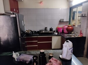 Kitchen in 2 BHK Apartment at Dharmadev Swaminarayan Park 3, Vasna – for Sale
