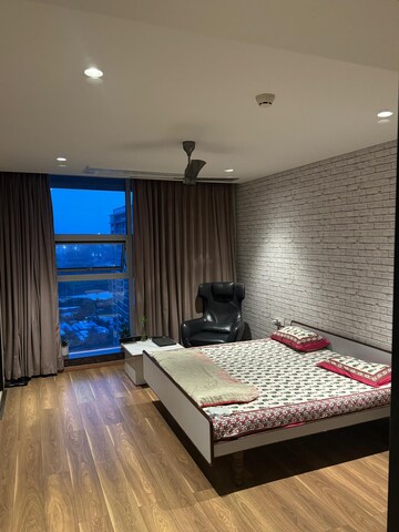 Bedroom in 3.5 BHK Apartment at Panchshil Towers, Kharadi – for Rent