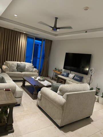 Master Bedroom in 3.5 BHK Apartment at Panchshil Towers, Kharadi – for Rent