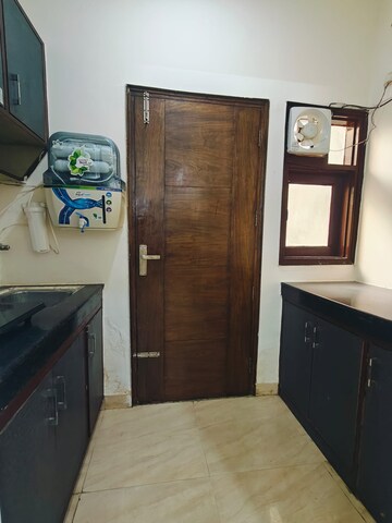 Kitchen in 1 BHK Builder Floor at Sushant Lok I – for Rent