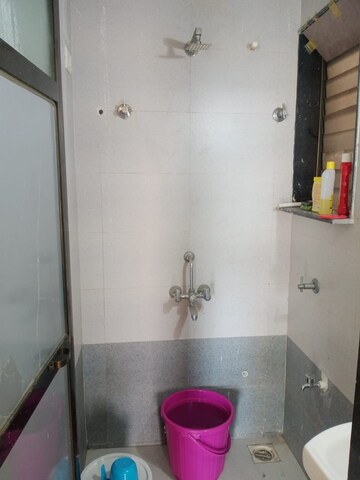 Bathroom in 1 BHK Apartment at Sheetal Dhara Complex, Kamothe – for Rent