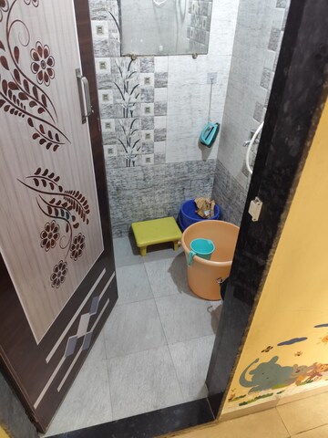 Bathroom in 1 BHK Apartment at Awas CHS Kamothe, Kamothe – for Rent
