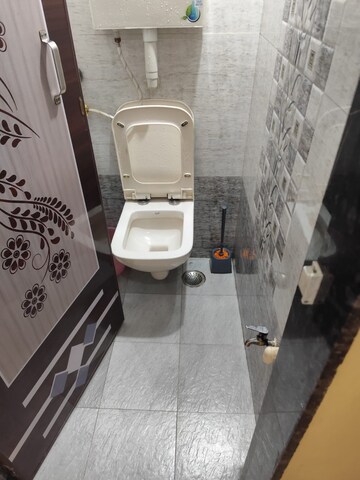 Bathroom in 1 BHK Apartment at Awas CHS Kamothe, Kamothe – for Rent