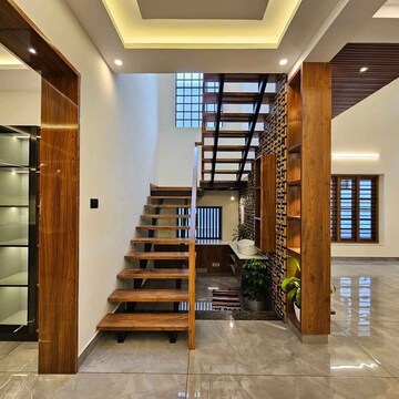 Staircase in 2 BHK Villa at Soukya Road – for Sale
