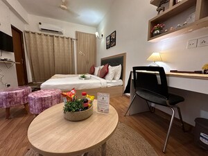 Master Bedroom in Studio Apartment at Nimbus The Golden Palm, Sector 168 – for Sale