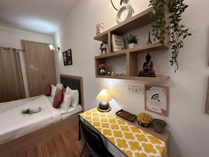 Master Bedroom in Studio Apartment at Nimbus The Golden Palm, Sector 168 – for Sale