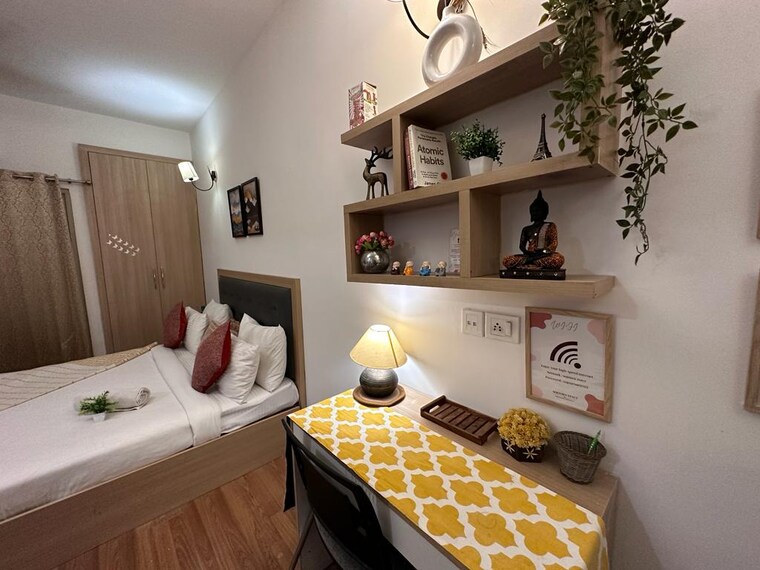 Master Bedroom, nimbus-the-golden-palm Studio 506 Sq.Ft. Apartment In Sector 168 Noida 8876747