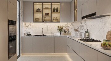 Kitchen in 3 BHK Apartment at Sobha Aurum, Sector 36 Greater Noida – for Sale