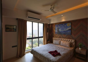 Bedroom in 2 BHK Apartment at Rustomjee Elita, Four Bunglows – for Rent