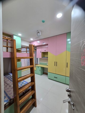 Staircase in 4 BHK Apartment at Kundan Eternia, Ghorpadi – for Rent