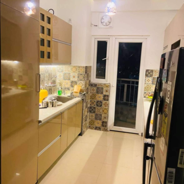 Balcony in 2 BHK Apartment at Transcon Triumph Tower, Veera Desai Industrial Estate – for Sale