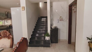 Staircase in 4 BHK Villa at Akshaja Insignia, Narsingi – for Rent