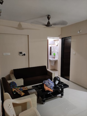 Living Room in 2 BHK Apartment at AG West One, Wakad – for Rent