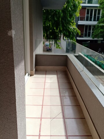 Balcony in 4 BHK Apartment at Boutique Residential Apartments D-6 4, Vasant Vihar – for Sale