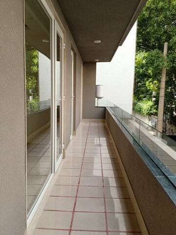 Balcony in 4 BHK Apartment at Boutique Residential Apartments D-6 4, Vasant Vihar – for Sale