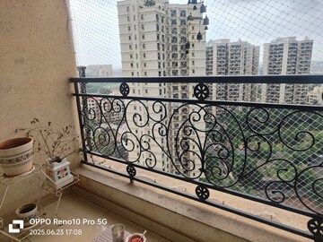 Balcony in 2 BHK Apartment at Lake Florence, Powai – for Rent