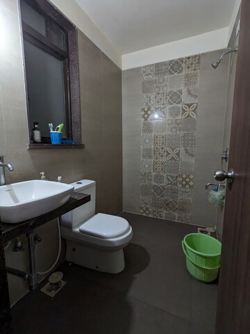 Bathroom in 2 BHK Apartment at Acme Avenue, Kandivali West – for Rent