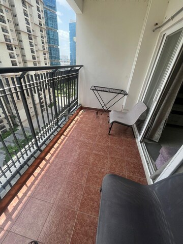 Balcony in 3.5 BHK Apartment at Prestige High Fields, Gachibowli – for Rent