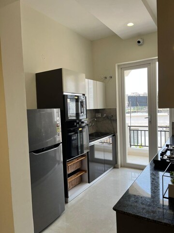 Kitchen in 3 BHK Apartment at Dhakoli – for Rent