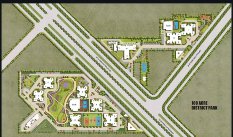 Master Plan, adani-oyster-grande-phase-2 4 Bedroom 4548 Sq.Ft. Apartment In Sector 102a Gurgaon 8878420