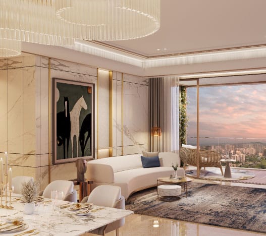 4 BHK + Extra Room 1659 Sq.Ft. Apartment in Lodha Altero