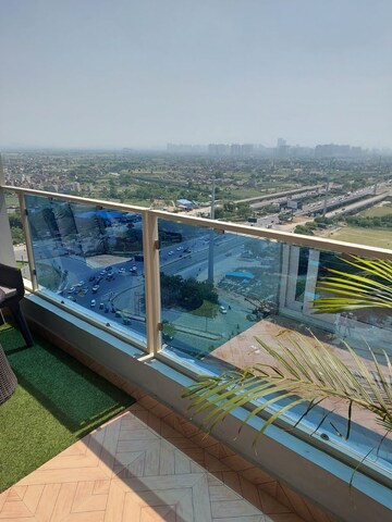 Balcony in Studio Apartment at Gaur City Mall, Sector 4 Greater Noida – for Rent