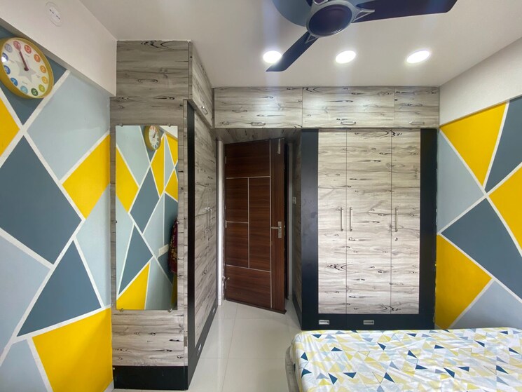 Master Bedroom, chintamani-pushkardeep 2 Bedroom 1000 Sq.Ft. Apartment In Warje Pune 8878333