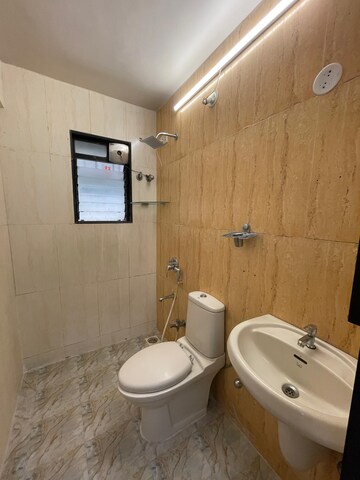 Bathroom in 2 BHK Apartment at Sai Haridra, Kharghar – for Rent