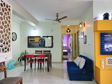 Living Room in 3 BHK Apartment at Bren Woods, Electronic City – for Sale