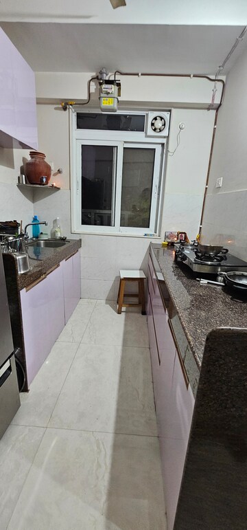 Kitchen in 2 BHK Apartment at Ashar Maple Birch, Mulund West – for Sale