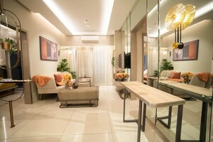 Kitchen in 1 BHK Apartment at Provident Palmvista, Daighar Gaon – for Sale