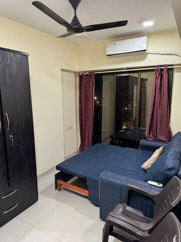 Living Room in 2 BHK Apartment at Shri Balaji Ashirwad, Malad West – for Rent