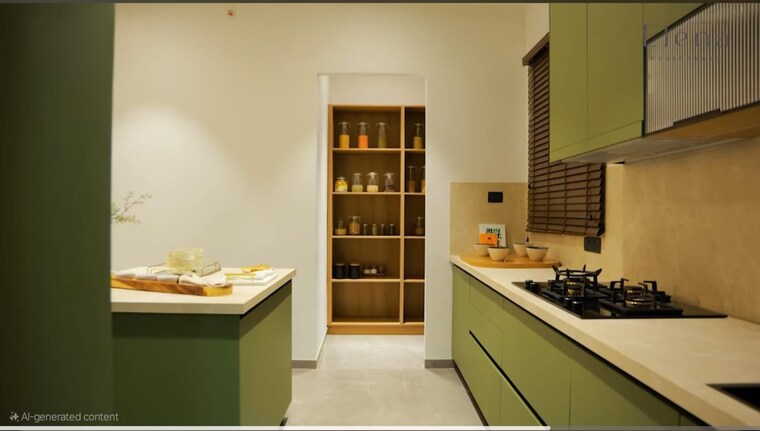 Kitchen, kokapet 4 Bedroom 3260 Sq.Ft. Apartment In Kokapet Hyderabad 8878657