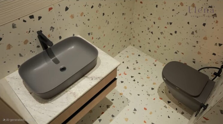 Bathroom, kokapet 4 Bedroom 3260 Sq.Ft. Apartment In Kokapet Hyderabad 8878657