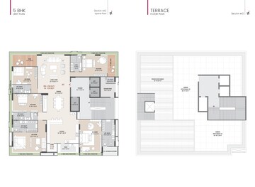 Floor Plan in 3 BHK Apartment at Dumas Road – for Sale
