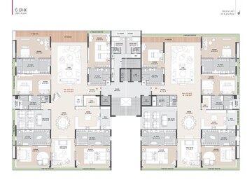 Floor Plan in 3 BHK Apartment at Dumas Road – for Sale