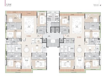 Floor Plan in 3 BHK Apartment at Dumas Road – for Sale