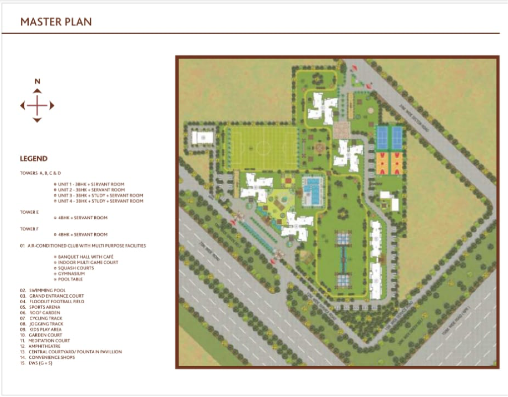 3.5 BHK + Servant Room Apartment For Sale in Conscient Heritage Max