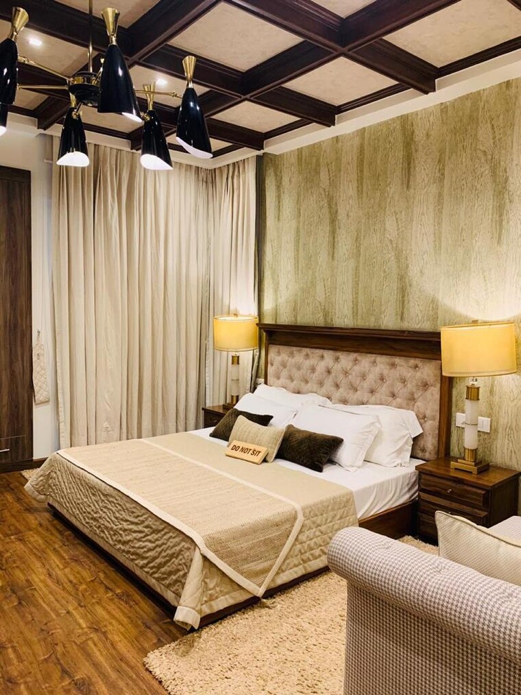 Bedroom, sushma-crescent 3 Bedroom 1705 Sq.Ft. Apartment In Dhakoli Zirakpur 8878834