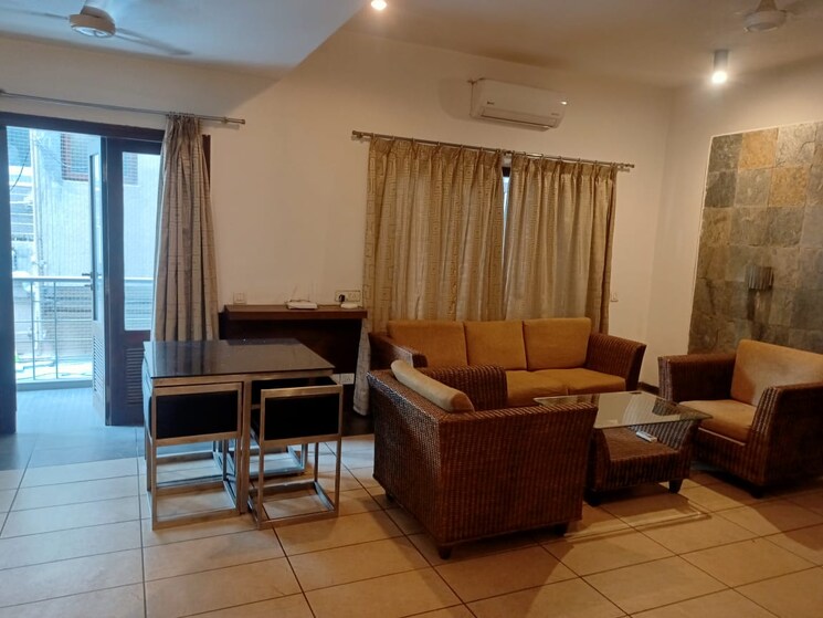 Living Room, brigade-lavelle-1 1 Bedroom 700 Sq.Ft. Builder Floor In Lavelle Road Bangalore 8878869