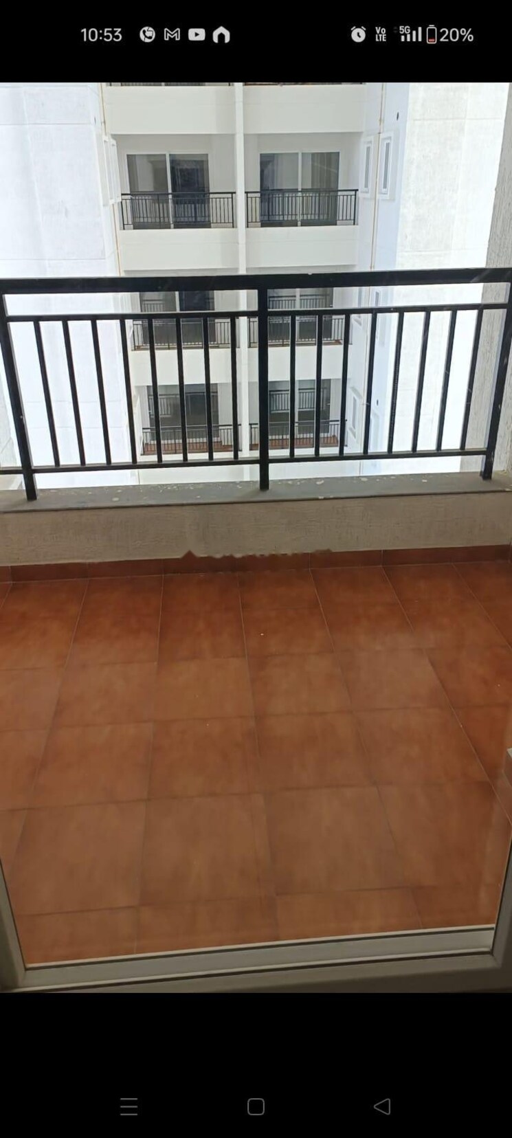 Balcony, vajram-newtown 3 Bedroom 1205 Sq.Ft. Apartment In Thanisandra Main Road Bangalore 8878960