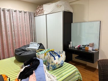 Bedroom in 3 BHK Apartment at Goel Ganga Carnation, Koregaon Park – for Rent