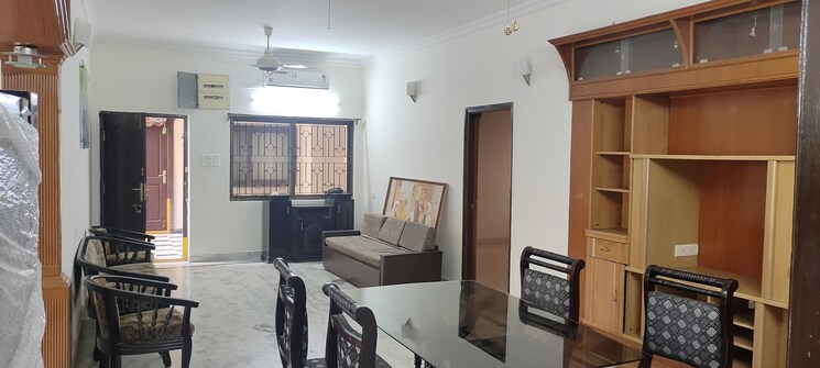 Living Room, my-home-navadweepa 3 Bedroom 2000 Sq.Ft. Apartment In Madhapur Hyderabad 8878990